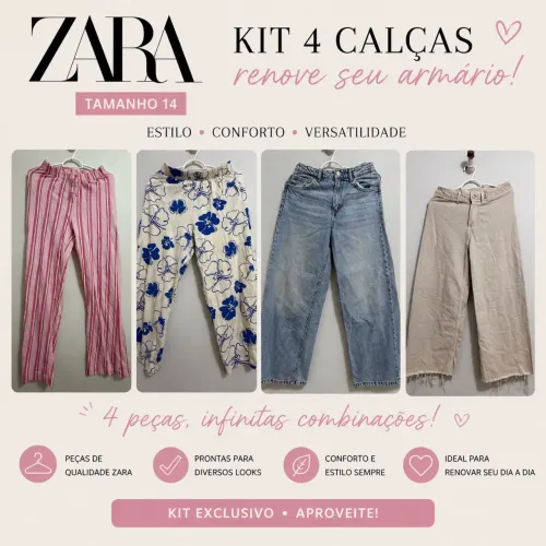 Calça ZARA - Tamanho 14 