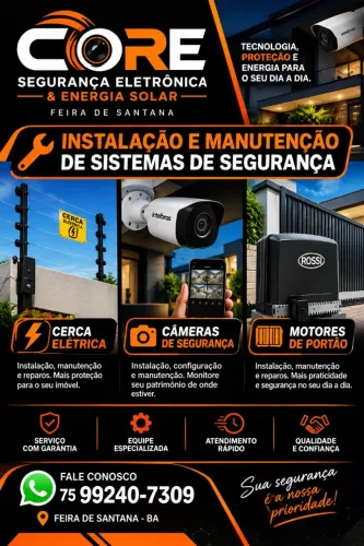 INSTALAÇÃO E MANUTENÇÃO DE SEGURANÇA ELETRÔNICA