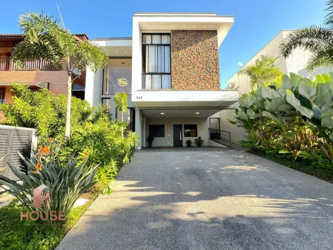 Casa com 4 dormitórios para alugar, 250 m² por R$ 13.996/mês - Condomínio Aruã - Mogi das 