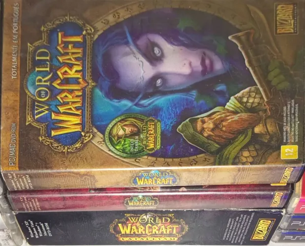 Cds originais world of Warcraft para coleção