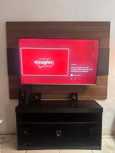 Rack + Painel + Home Theater