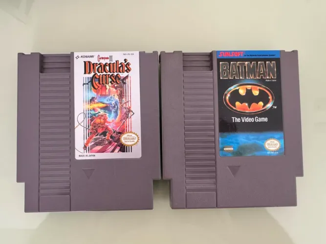 Castlevania e Batman NES Nintendinho