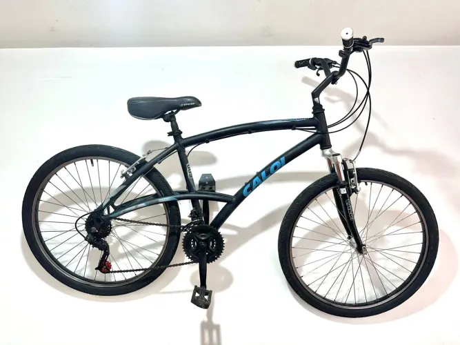 Bicicleta aro 26 Caloi confort alumínio 
