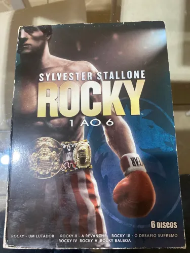 Dvds box coleção Rocky