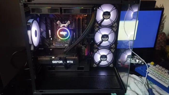PC Gamer Completo Ryzen 5 5600 + RTX 3060 12GB + Monitor 27" IPS (Impecável)