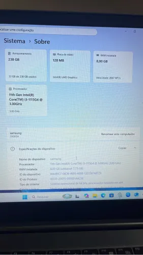 Notebook Samsung