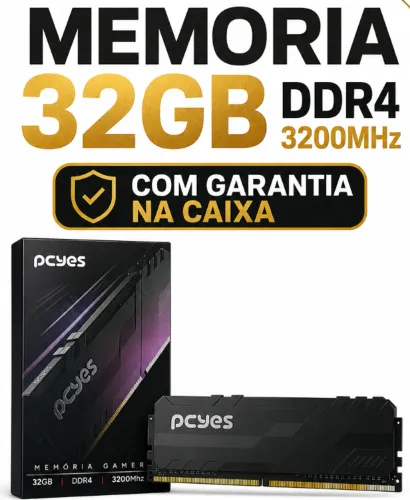 Memoria Pc Yes 32Gb Ddr4 3200Mhz Lacrada na Caixa.