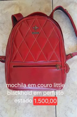 Vendo mochila em couro da bkackholds para fotografia