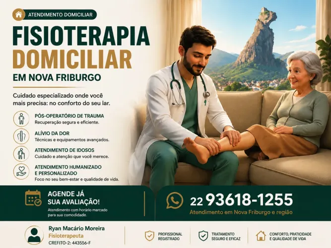 Fisioterapia Domiciliar em Nova Friburgo - Reabilitação e Controle da Dor