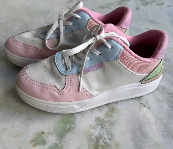 Tênis Infantil Pink Cats n° 32