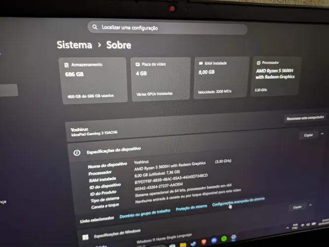 Notebook Gamer + kit Pichau