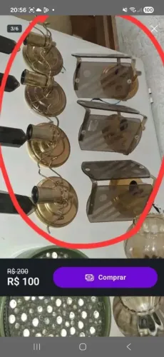 Lustres antigos só r$ 100