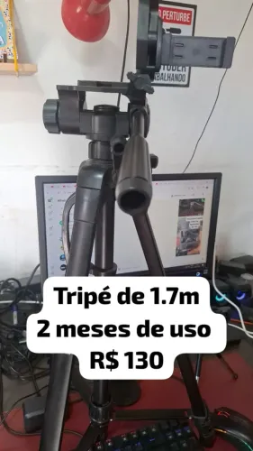 Tripé de 1.7m em estado de novo