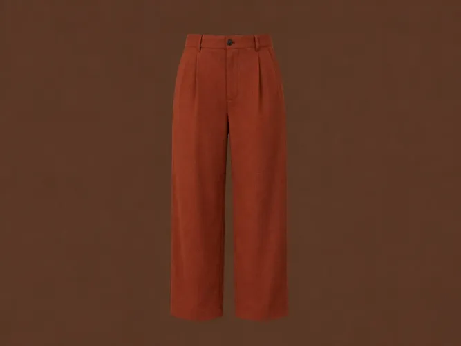 Calça alfaiataria terra cota