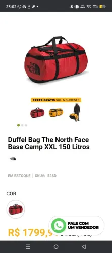 Bolsa the North face camping
