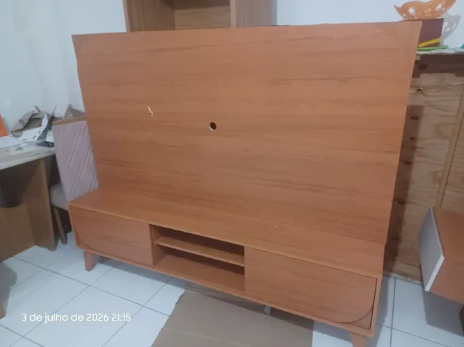 Rack para TV com painel