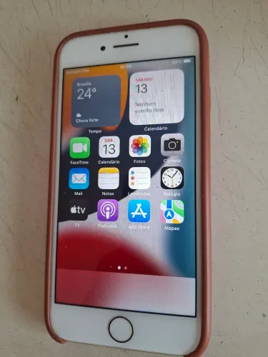 Iphone 7 mine, 64gb , perfeito, bateria 100%. 450,00
