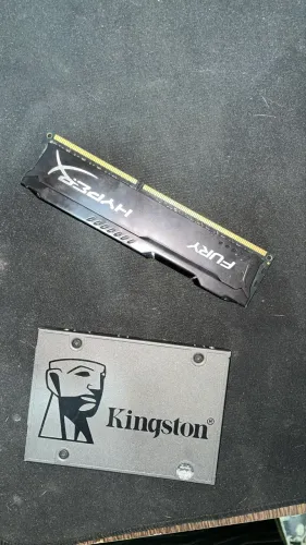 Kit memória ram 8gb / ssd kingston 240Gb