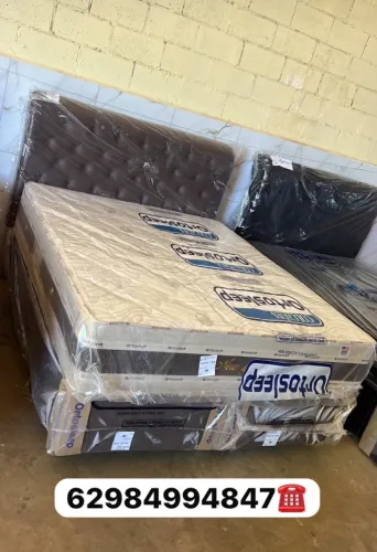 Cama casal colchão e base