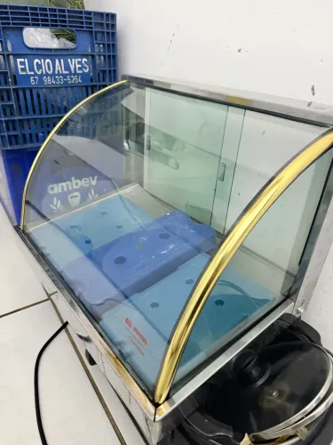 Estufa fria de doces bancada