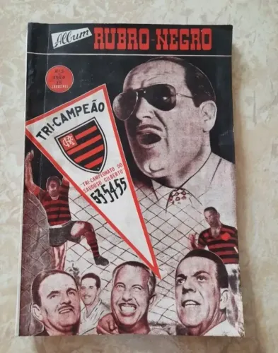 Revista Álbum Rubro-Negro N° 5 Flamengo Tricampeão Carioca 53 54 55 Raro