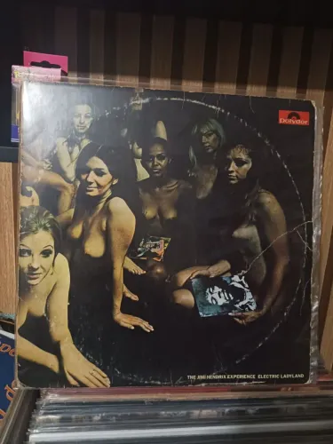 LP Jimi Hendrix experience eletric ladyland duplo capa censurada