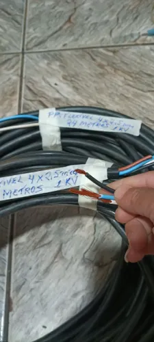 CABO PP 4VIAS 4 X 2,5MM 1kv