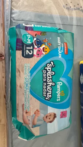 Fralda Pampers splashers piscina/praia P-M