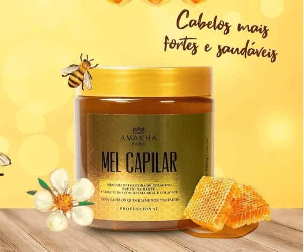 Mel Capilar 500ml Amakha Paris - Geléia Real