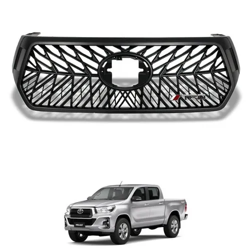 Grade Frontal TRD Lexus Style Preta Toyota Hilux 2019 2020