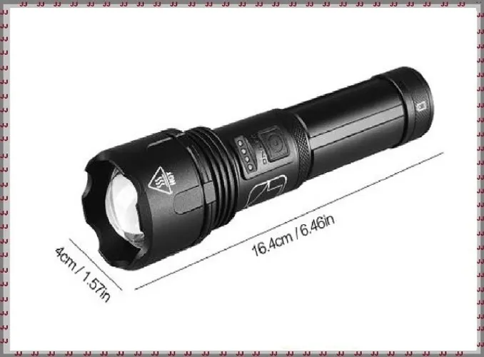 Lanterna Xhp 50 810 lumens super tocha