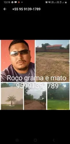 Roçador grama e mato
