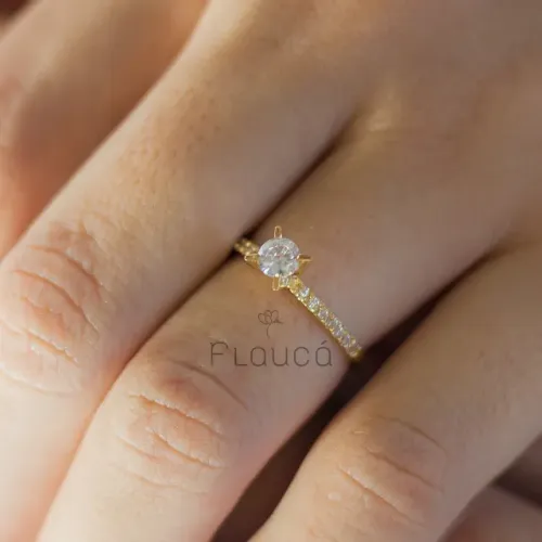 Anéis de Noivado em Ouro 18k