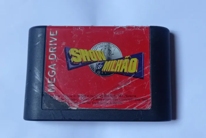 Jogo show do milhão original mega Drive 