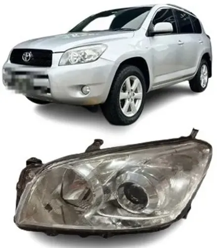  Farol Toyota RAV4 2006 a 2008 Esquerdo