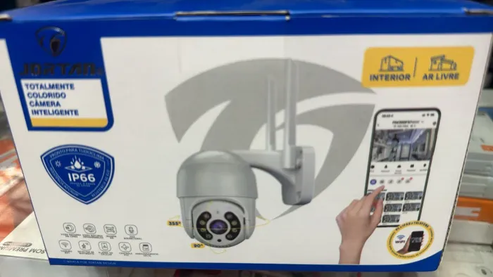 Câmera de segurança externa e interna resistente à água