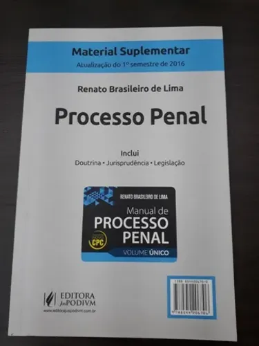 Processo Penal - Renato Brasileiro De Lima