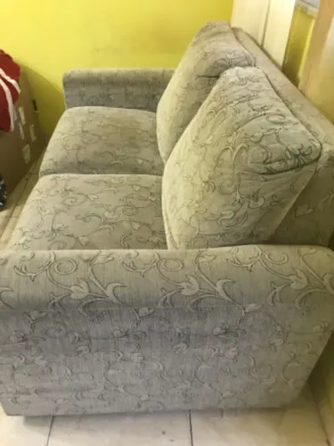 Conjunto Sofá cinza 3lugares + 2 lugares