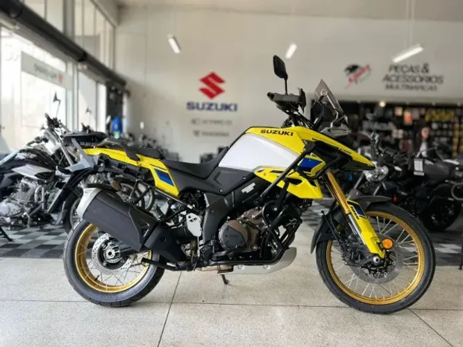 Suzuki V-Strom 1050 DE - Amarela -2025 - 2 ANOS DE GARANTIA