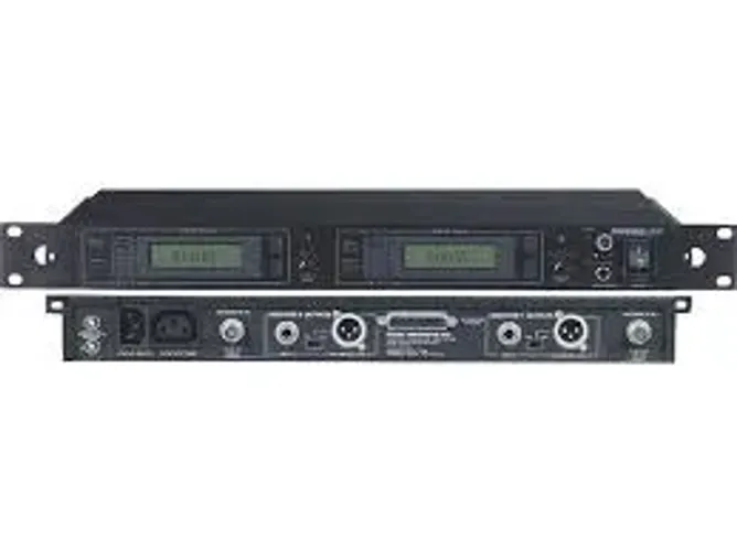 Receptor sem fio UHF de canal duplo Shure U4D-UA