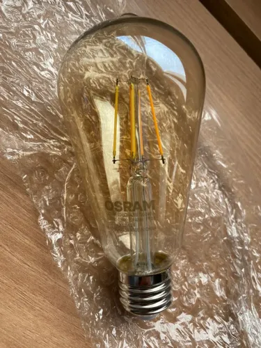 Lâmpada filamento de carbono Osram 4.5w - 2000K - Bivolt seminova (2 meses de uso)