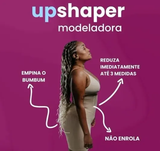 Short Bermuda Modeladora Up Shaper - Compra 1 Leve 2 - Pague só na Entrega