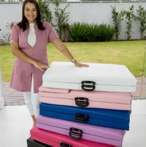 Maca Portátil Dobrável Santa Fé Preta