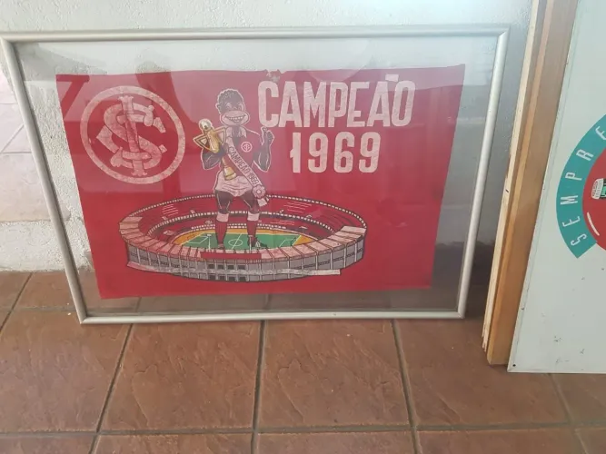 Bandeira de pano do Inter 1969