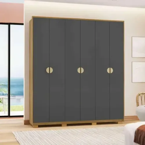 Guarda Roupas 6 Portas 4 Gavetas 100% MDF Entregamos