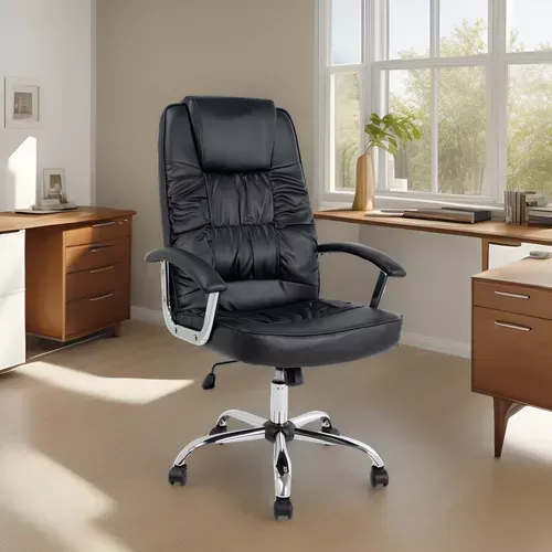  Cadeira Presidente Confortável (Mostruário / Showroom)