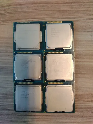 Lote com 6 processadores Pentium