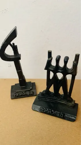 2 Miniaturas de Brasília- pontos turísticos da cidade decoracao casa decor design lote kit