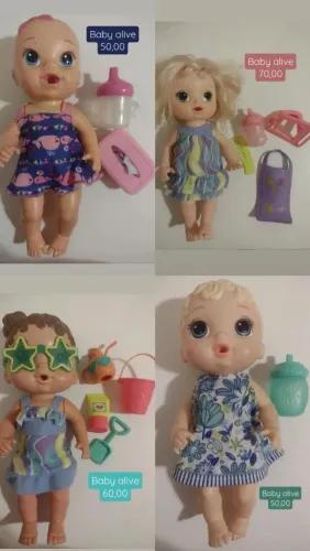 Bonecas Baby Alive - Diversos modelos e preços!