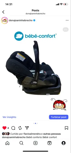 Bebê conforto+base para carro Maxi cosi